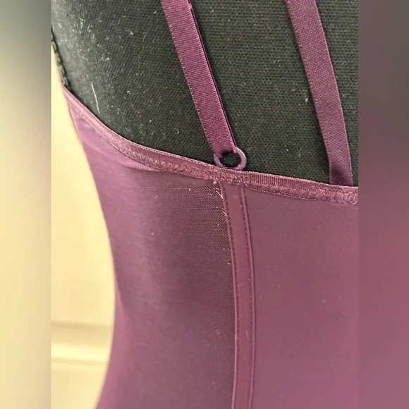 Victoria’s Secret Eggplant Bodysuit with sheer panels along the sides, 34C - Picture 10 of 14